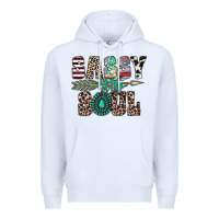 White sassy little soul Premium Hoodie - CowhideDigitalArt