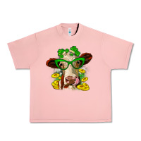 Salmon St. Patrick's Day cow Urban Heavy Tee - OliviaCreatesArt