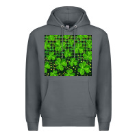 Rock Saint Patricks Day Shamrock And Plaid Premium Hoodie - RanaPortraitStore