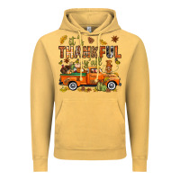 Vintage Mustard it's thankful y'all with truck bbs Vintage Hoodie - BundleAndBundleShop