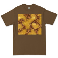 Cacao gold glitter with leopard pattern Premium Tee - TumblerDesignByShophia