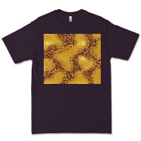 Plum gold glitter with leopard pattern Premium Tee - TumblerDesignByShophia