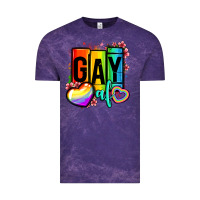 Cloud Purple gay af Vintage Tee - OliviaCreatesArt