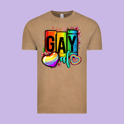 Gay Af Vintage Tee Designed By Oliviacreatesart