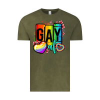 Vintage Olive gay af Vintage Tee - OliviaCreatesArt
