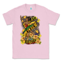 Bubblegum Pink i am black history Classic Tee - CowGirlArtShop