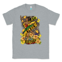 Heather Grey i am black history Classic Tee - CowGirlArtShop