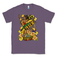 Lavender i am black history Classic Tee - CowGirlArtShop
