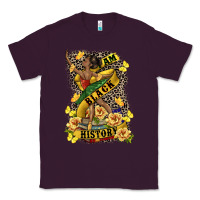 Plum i am black history Classic Tee - CowGirlArtShop