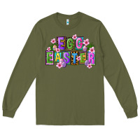 Army Green egg and easter Long Sleeve Tee - FaDigitalArtStudio
