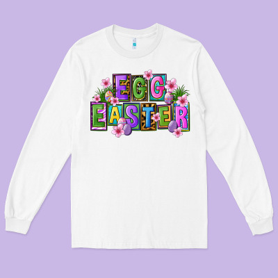 Egg And Easter Long Sleeve Tee Designed By Fadigitalartstudio