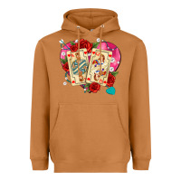 Meerkat playing cards roses and pearls Heavyweight Hoodie - AdoDesignShop