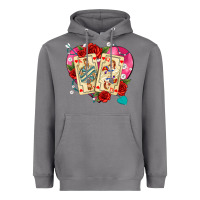 Storm playing cards roses and pearls Heavyweight Hoodie - AdoDesignShop