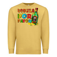 Antique Gold tequila porfavor Premium Sweatshirt - AdoDesignShop