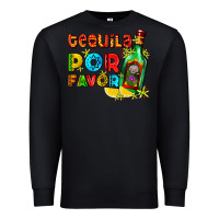 Black tequila porfavor Premium Sweatshirt - AdoDesignShop