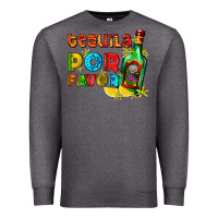 Charcoal Heather tequila porfavor Premium Sweatshirt - AdoDesignShop