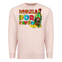 Pale Pink tequila porfavor Premium Sweatshirt - AdoDesignShop