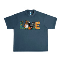 Midnight Navy Fall Love Gnome Urban Heavy Tee - RanaPortraitStore