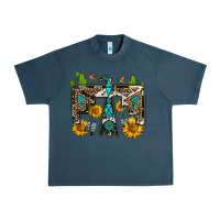Midnight Navy western free bird Urban Heavy Tee - OliviaCreatesArt