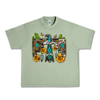 Oil Green western free bird Urban Heavy Tee - OliviaCreatesArt