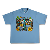 Pebble Blue western free bird Urban Heavy Tee - OliviaCreatesArt