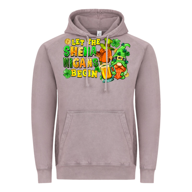 Let The Shenanigans Begin St. Patrick's Day Vintage Hoodie by FaDigitalArtStudio | Teevron