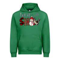 Emerald let it snow snowman Urban Hoodie - JahusDesignShop