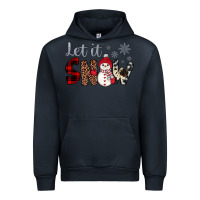 Navy let it snow snowman Urban Hoodie - JahusDesignShop