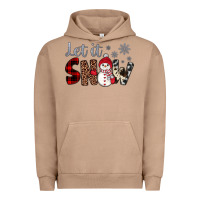 Pigment Burro let it snow snowman Urban Hoodie - JahusDesignShop