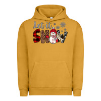 Pigment Peanut Butter let it snow snowman Urban Hoodie - JahusDesignShop