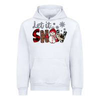 White let it snow snowman Urban Hoodie - JahusDesignShop