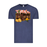 Vintage Denim just a girl who loves pig olivia Vintage Tee - OliviaCreatesArt