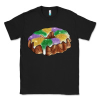 Black Mardi gras king cake Classic Tee - RanaPortraitStore