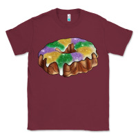 Burgundy Mardi gras king cake Classic Tee - RanaPortraitStore
