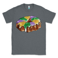 Charcoal Heather Mardi gras king cake Classic Tee - RanaPortraitStore