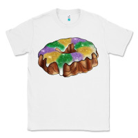 White Mardi gras king cake Classic Tee - RanaPortraitStore