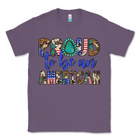 Lavender proud to be an american Classic Tee - Artiststas