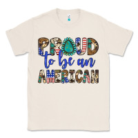 Natural proud to be an american Classic Tee - Artiststas
