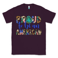Plum proud to be an american Classic Tee - Artiststas