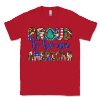 Red proud to be an american Classic Tee - Artiststas