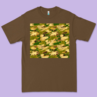Camouflage With Glitter Premium Tee Designed By Tumblerdesignbyshophia