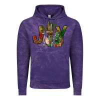 Cloud Purple joy christmas with cross bbs Vintage Hoodie - BundleAndBundleShop