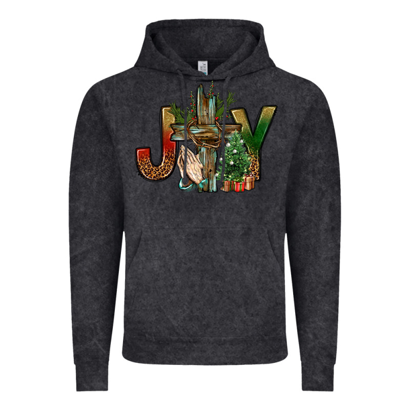 Joy Christmas With Cross Bbs Vintage Hoodie by BundleAndBundleShop | Teevron