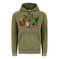 Vintage Olive joy christmas with cross bbs Vintage Hoodie - BundleAndBundleShop