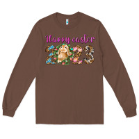 Chestnut Happy Easter 2023 Long Sleeve Tee - BundleAndBundleShop