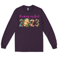 Plum Happy Easter 2023 Long Sleeve Tee - BundleAndBundleShop