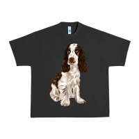 Pigment Black english cocker spaniel Urban Heavy Tee - FaDigitalArtStudio