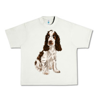 Pistachio english cocker spaniel Urban Heavy Tee - FaDigitalArtStudio