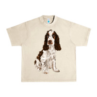 Sandshell english cocker spaniel Urban Heavy Tee - FaDigitalArtStudio