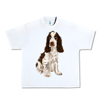 White english cocker spaniel Urban Heavy Tee - FaDigitalArtStudio